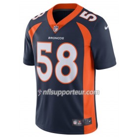 Maillot Homme Denver Broncos Von Miller 58 Nike Bleu